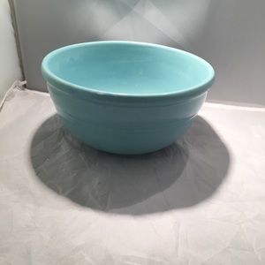 Vintage‎ blue stoneware mixing bowl